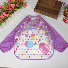 工廠罩衣反穿衣防水兒童寶寶嬰兒免洗飯衣圍兜圍裙繪畫畫畫衣