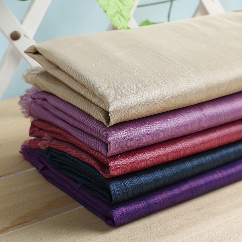 厂家直供100%涤纶化纤面料 横条窗帘布面料 150CM窗帘横条布批发