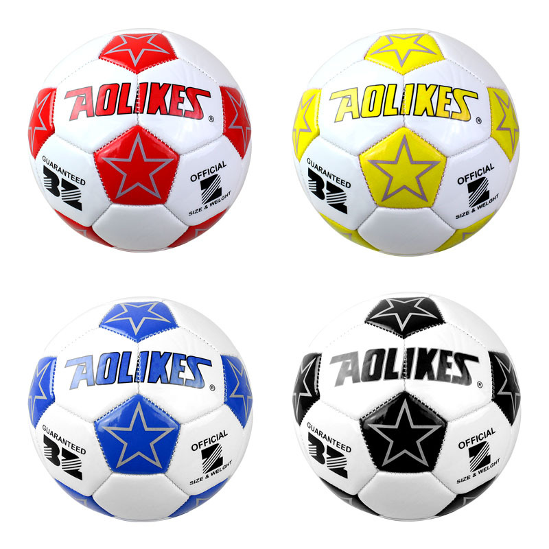 Los niños y los niños pequeños fútbol entretenimiento decoración mini N ° 2 resistente al desgaste iluminación juguetes de fútbol en stock al por mayor