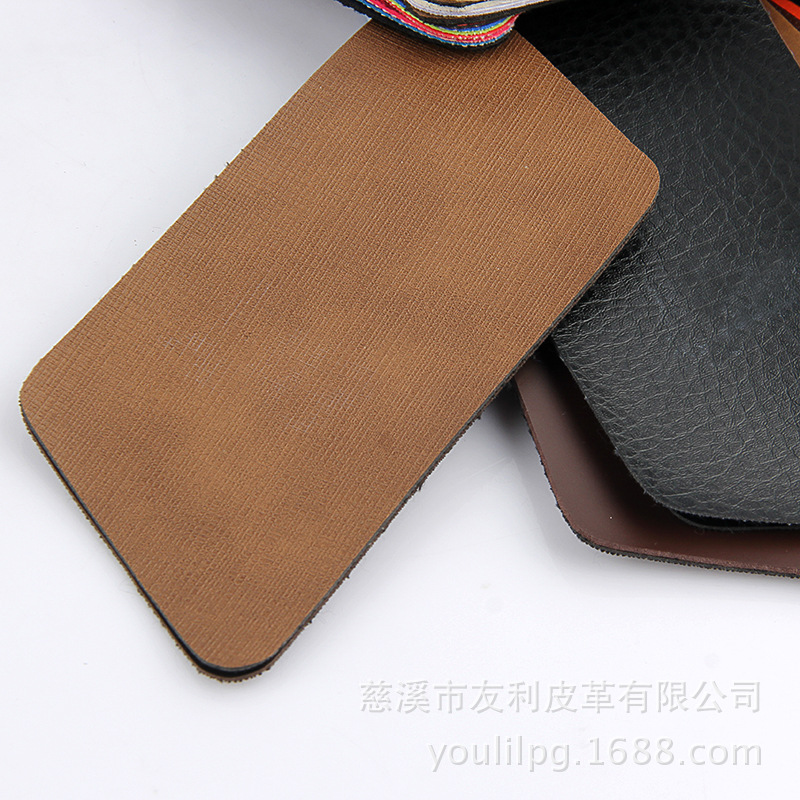 供应 多颜色 多款式超纤皮料出口鞋革 仿头层马牛皮革 批发