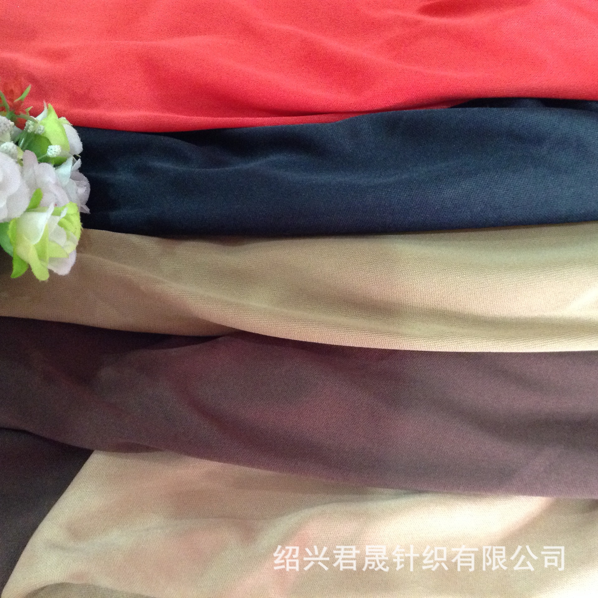 厂家供应 双面涤纶平板布 印花针织平板布 平板布现货批发