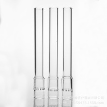 【康峰】玻璃烟斗 水烟壶配件 直管弯管玻璃过滤烟嘴 电子雾化器