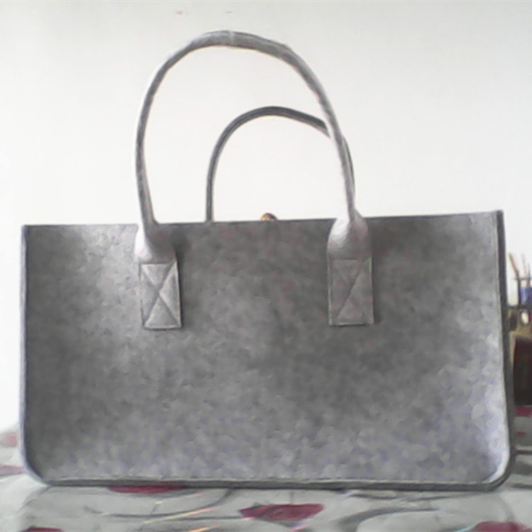 批发加厚毛毡收纳篮置物收纳包简要现代风车内杂物手提包