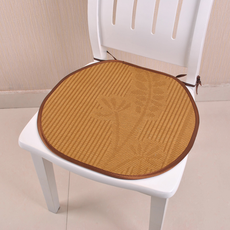 厂家直销批发双面藤编坐垫宝宝餐椅垫凉垫御藤餐椅子垫三层有夹层