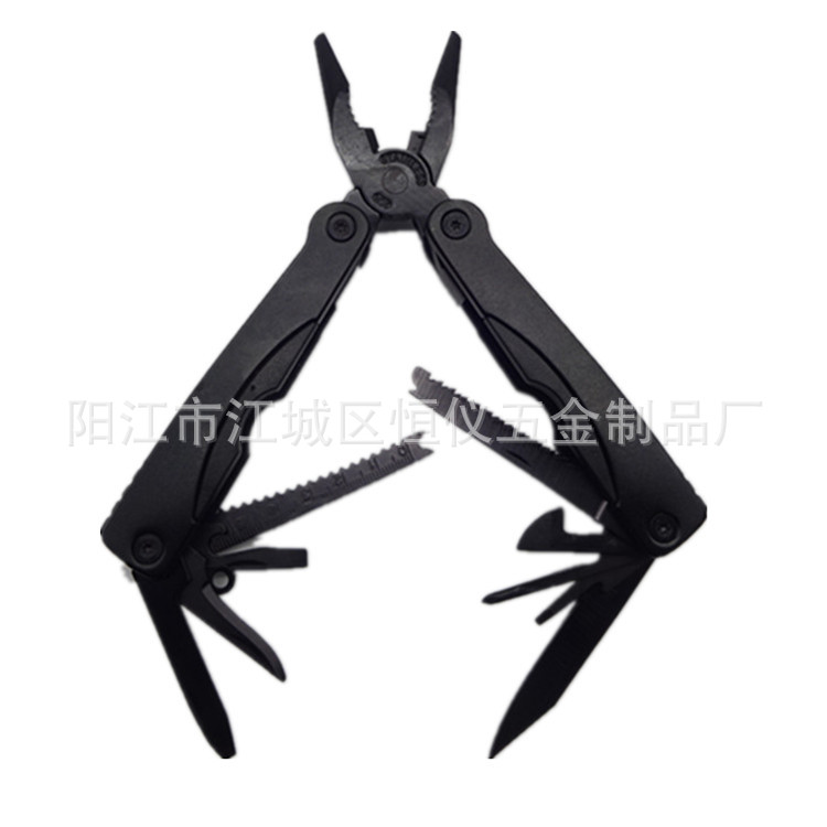 厂家直销大号发黑多功能钳 黑色不锈钢工具钳