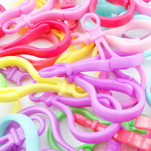 Color light bulb buckle plastic key ring candy color gourd buckle luggage doll toy hanging buckle handmade diy accessories