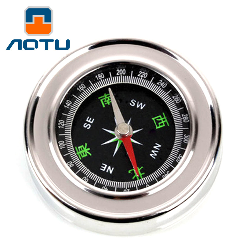 Concave And Convex Outdoor Camping Compass Stainless Steel Quasi-compass Mountaineering Navigation Tool AT7599