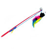 Fishing rod color mouse teasing cat stick elastic rope little mouse teasing cat toy single OPP bag factory