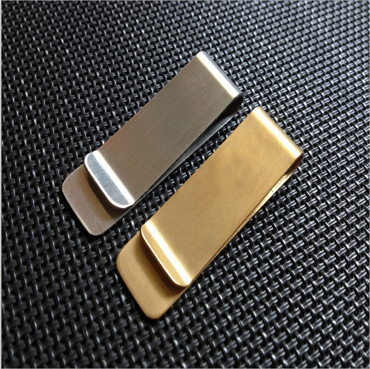 Metal Wallet Brass Banknote Holder Stainless Steel Bookmark Holder Coin Banknote Bill Holder Outdoor Edc Tool Metal Wallet Brass Banknote Holder Stainless Steel Bookmark Holder Coin Banknote Bill Holder Outdoor Edc Tool