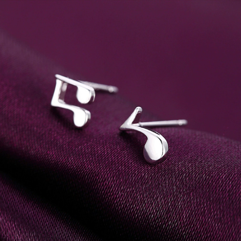 Серьги платиновое цирконие, Aliexpress, японско korean, 18 карат