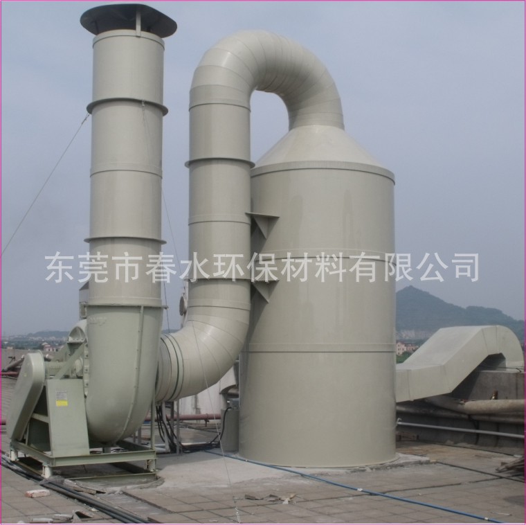 东莞除尘器厂家生产酸雾塔、酸碱废气处理设备、PP洗涤塔喷淋设备