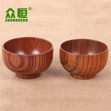 新款热卖酸枣木饭碗时尚木质工艺碗汤碗木质餐具批发小饭复古风