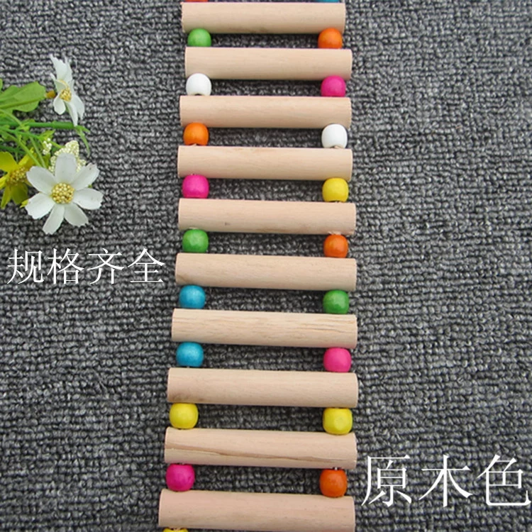 Принадлежности для попугаев Игрушки для птиц Вращающаяся лестница Лестница для скалолазания Игрушки для укусов Попугай Подставка для качелей Барная лестница