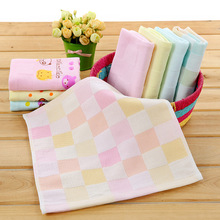 小方巾 双层棉纱布小毛巾新生婴儿宝宝手帕幼儿园儿童洗脸面巾