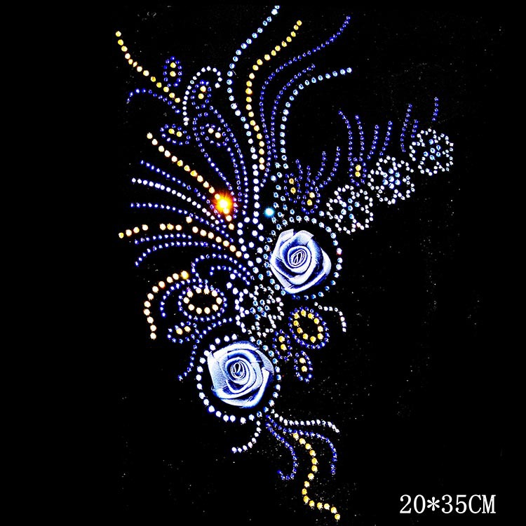 厂家小额批发服装辅料烫钻烫图 DIY水钻图案 应季新款烫图067