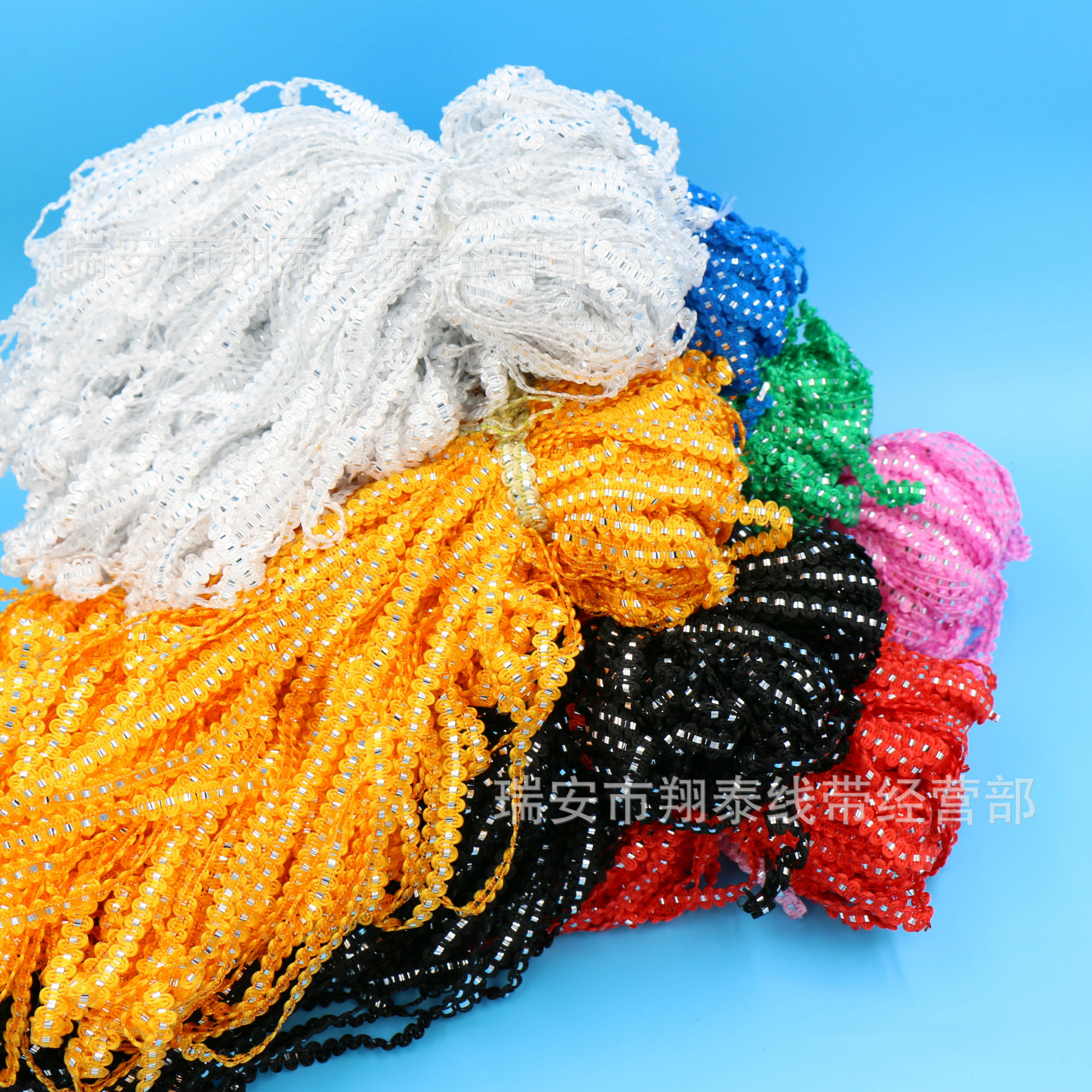 125米银皮小弯 舞台配饰头饰袖套涤纶银片花边 8mm宽服装亮片S带