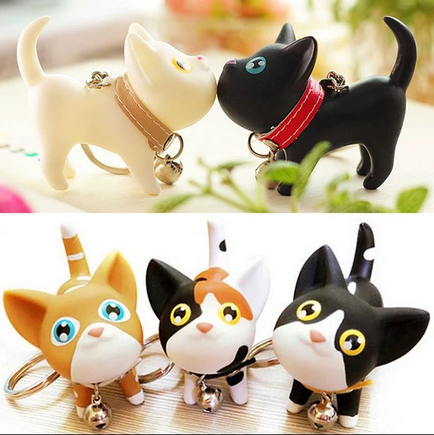 Creative cute doll, keychain for beloved, Korean style, kitten, cat