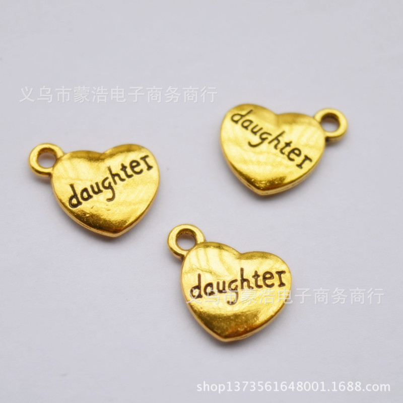 European and American fashion DIY accessories love letter big family pendant necklace bracelet accessories factory in stock direct sales European and American fashion DIY accessories love letter big family pendant necklace bracelet accessories factory in stock direct sales