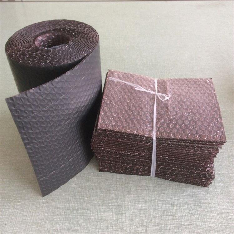 气泡袋 黑色气泡袋 苏州厂家直销 防静电黑色导电膜复合气泡袋