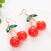 Cute accessory, earrings, resin, European style