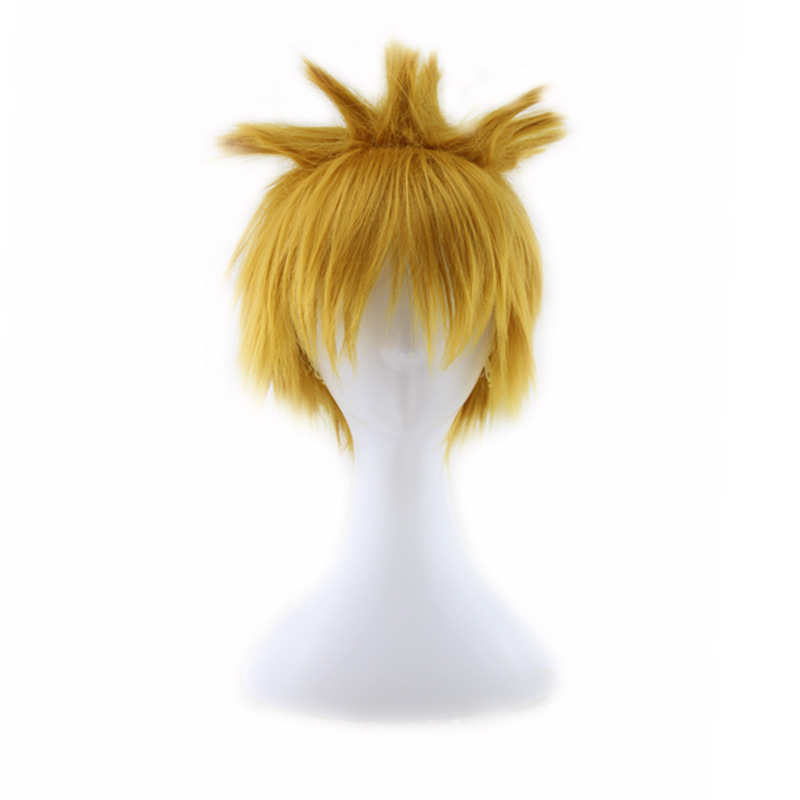 Nuevo anime cos peluca Naruto peinado Cosplay hombres europeos y americanos en stock peluca al por mayor
