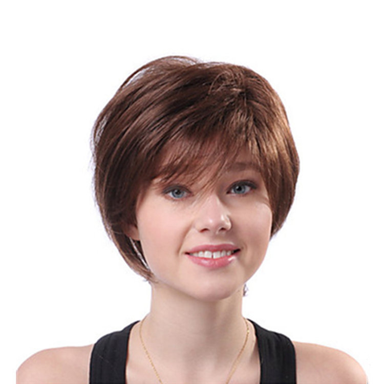 Wig short hair female European and American fluffy hairstyle foreign trade fluffy hairstyle foreign trade export factory direct sales middle-aged and elderly Wig short hair female European and American fluffy hairstyle foreign trade fluffy hairstyle foreign trade export factory direct sales middle-aged and elderly