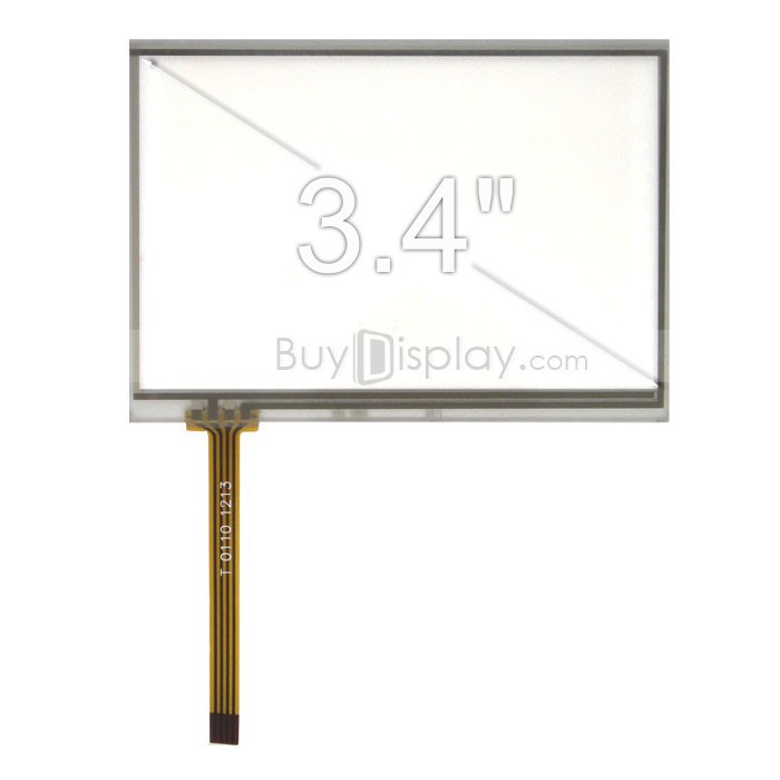 3.4寸4线电阻式触摸屏