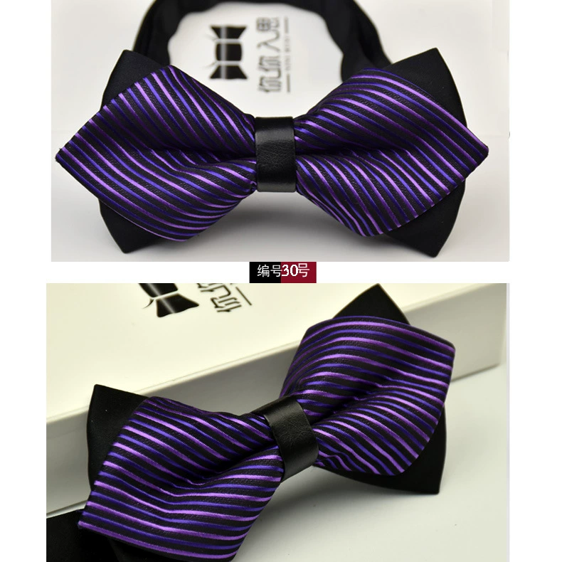 Bow tie with bow pointy toe, Korean style, polyester, wholesale