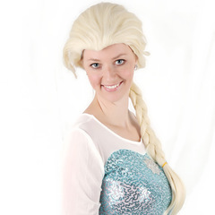 Anime Cosplay Wig Frozen Adventure Elsa Aisha Style Braid Wig Direct Sale from Manufacturer