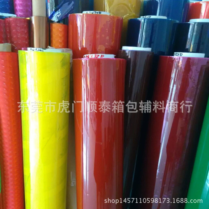 Заводская цена в наличии поставка ПВХ цветная прозрачная пленка различной толщины сумочка ткань цветная прозрачная пленка