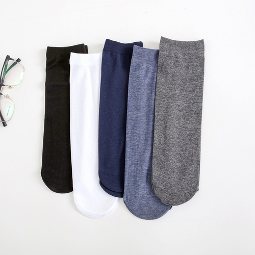 Men's socks, thin mid-calf men's socks, men's business socks, spring and summer men's stockings, men's ice silk Zhuji socks