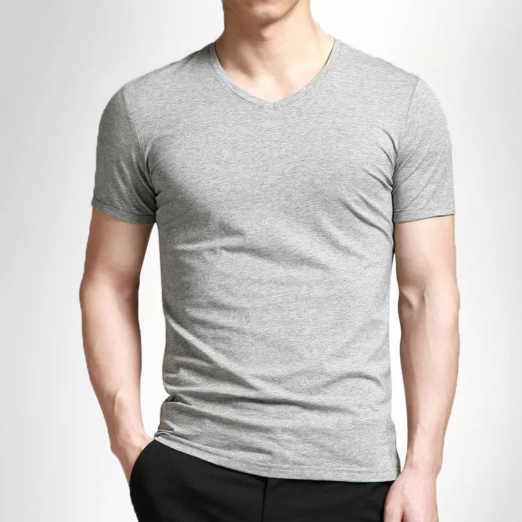 П body-friendly короткие рукава футболка с V-образным вырезом, slim fit