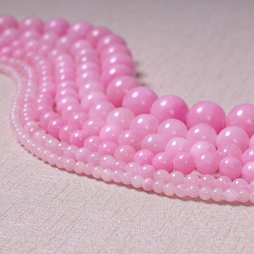 Natural color white stone beads loose beads handmade diy materials cultural toys crystal bracelet bracelet jewelry accessories