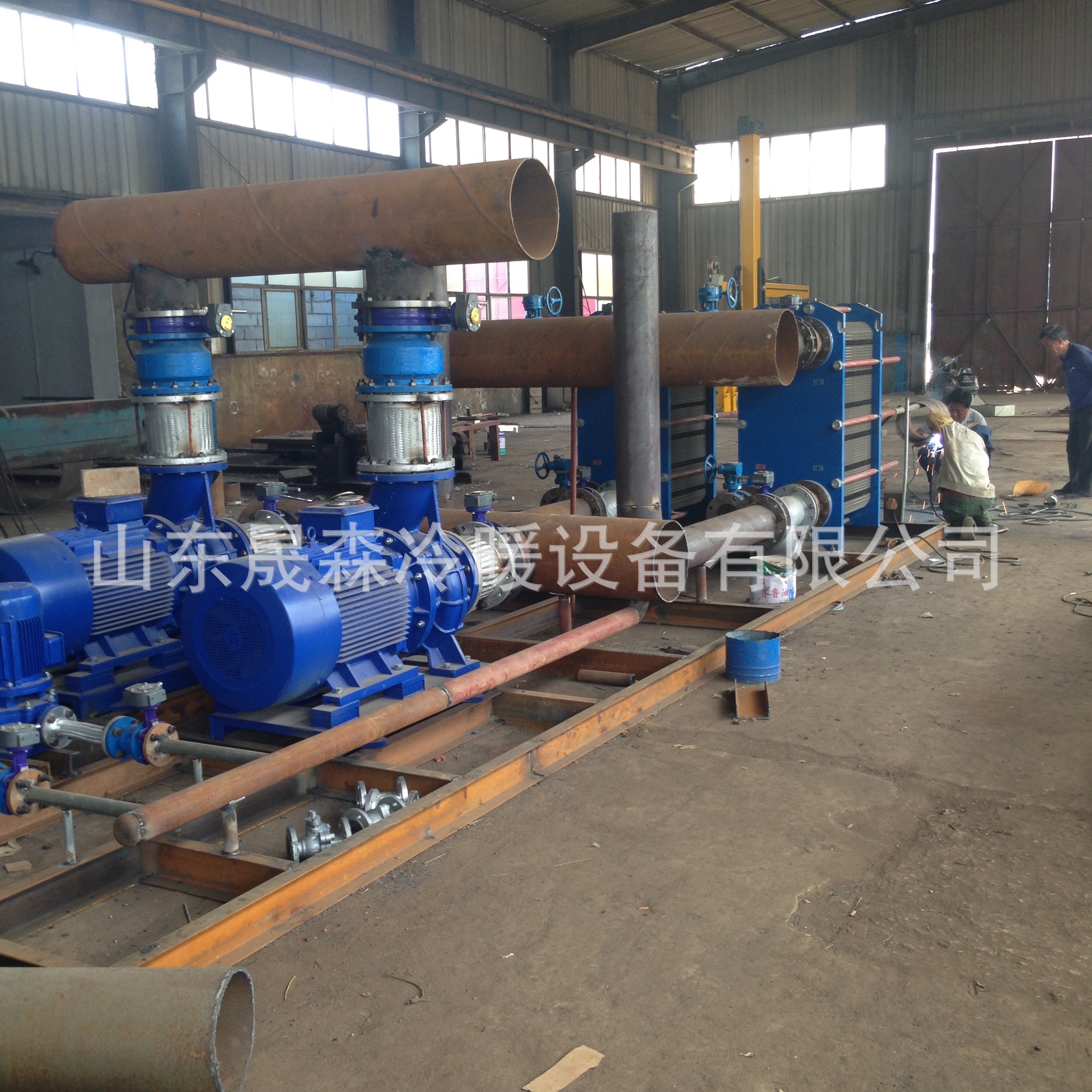 厂家供应高效变频换热机组可定 做plc系列换热器机组换热器