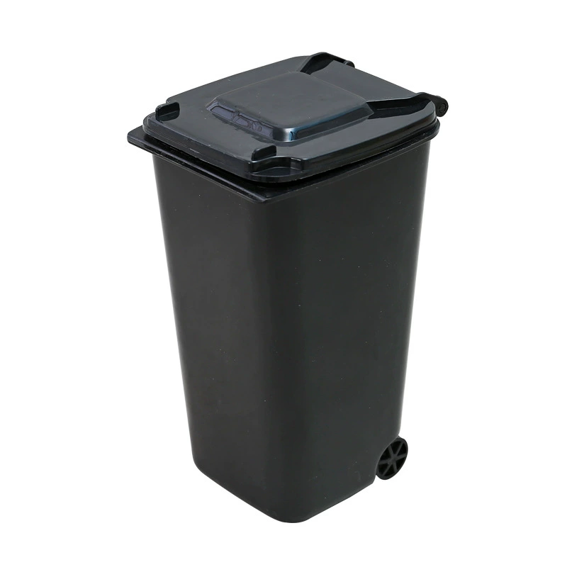 Kanda маленькая пластиковая мусорка и держатель для ручек, 10x8x15.5 см, чёрный/синий/зелёный/красноватый - напрямую с фабрики