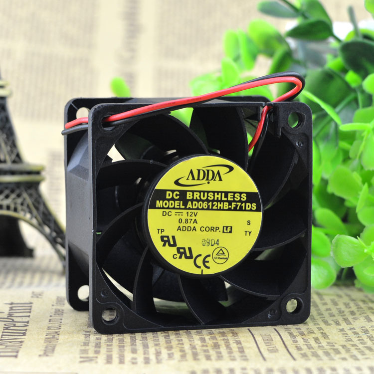 ADDA AD0612HB-F71DS 12V 0.87A 6038 6CM/厘米 大风量双滚珠风扇