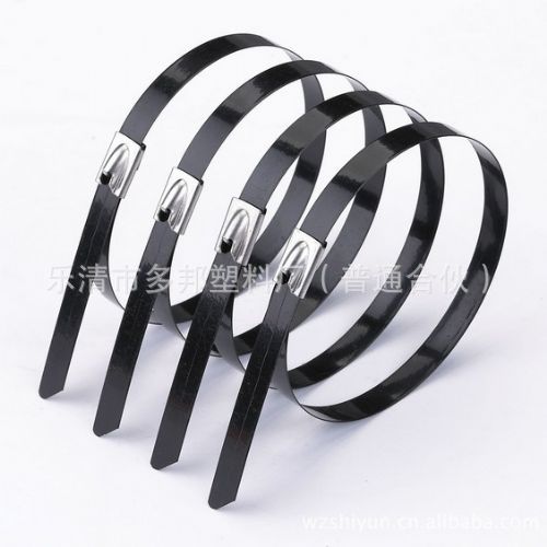 厂家直供4.6*300不锈钢扎带捆绑带201 304材质自锁式金属打包带