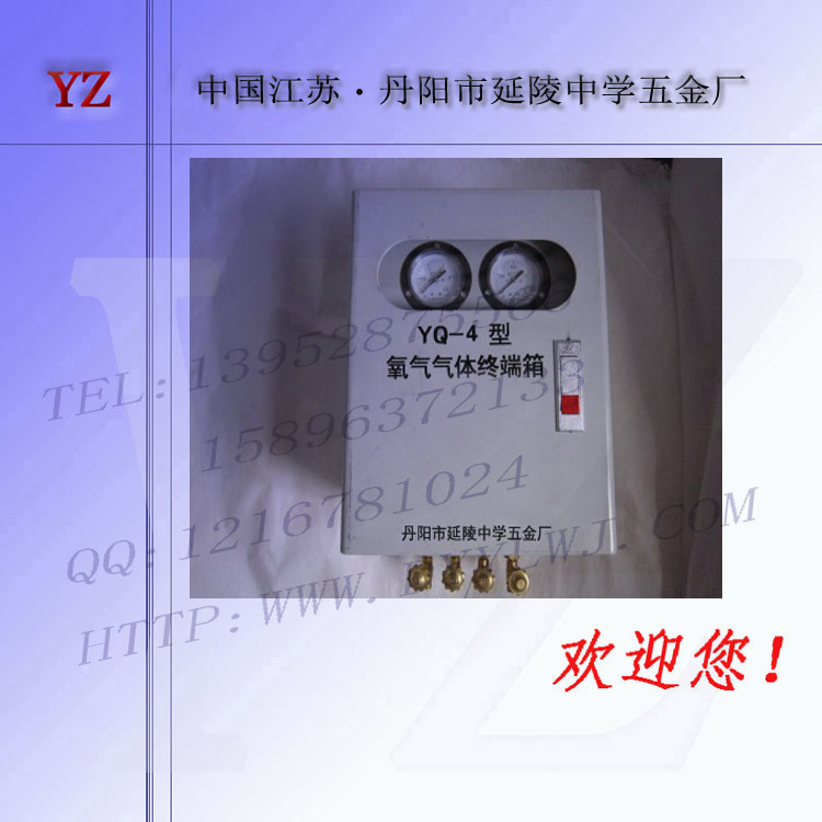 厂家直销氧气接头箱 氢气接头箱 二氧化碳集中供养集气包分气包