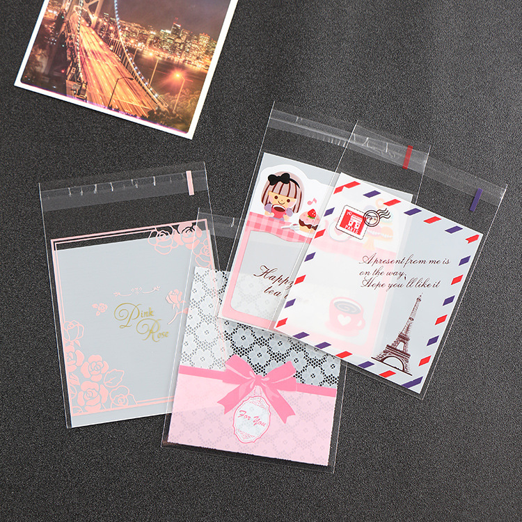 超可爱草莓精灵自粘袋/礼品包装袋/饼干糖果袋/DIY饰品袋