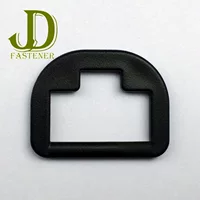 Профессиональное изготовление пластиковых D-образных пряжек, пряжки D-образной формы 1 дюйм, D-образные пряжки, полукруглые пряжки, пряжки для скольжения, аксессуары для сумок