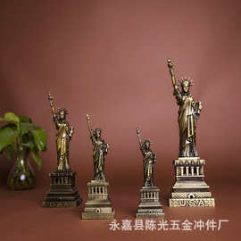 创意家居办公酒吧玄关工艺品摆件 自由女神精品装饰游纪念品