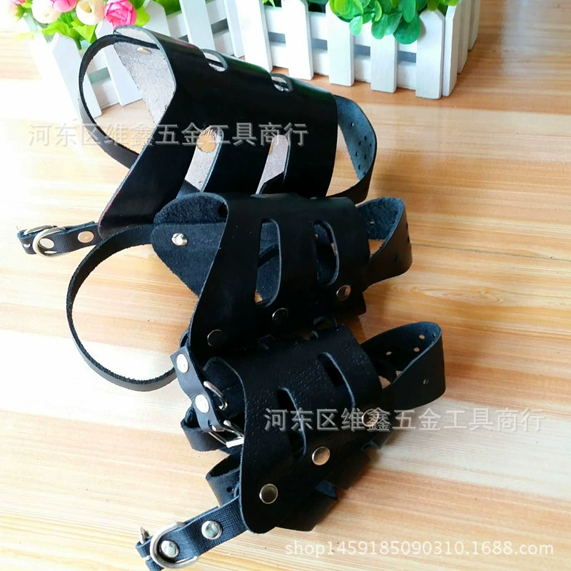 Товары для домашних животных оптом тяга для собак намордник для собак крышка против укусов намордник для домашних животных из воловьей кожи