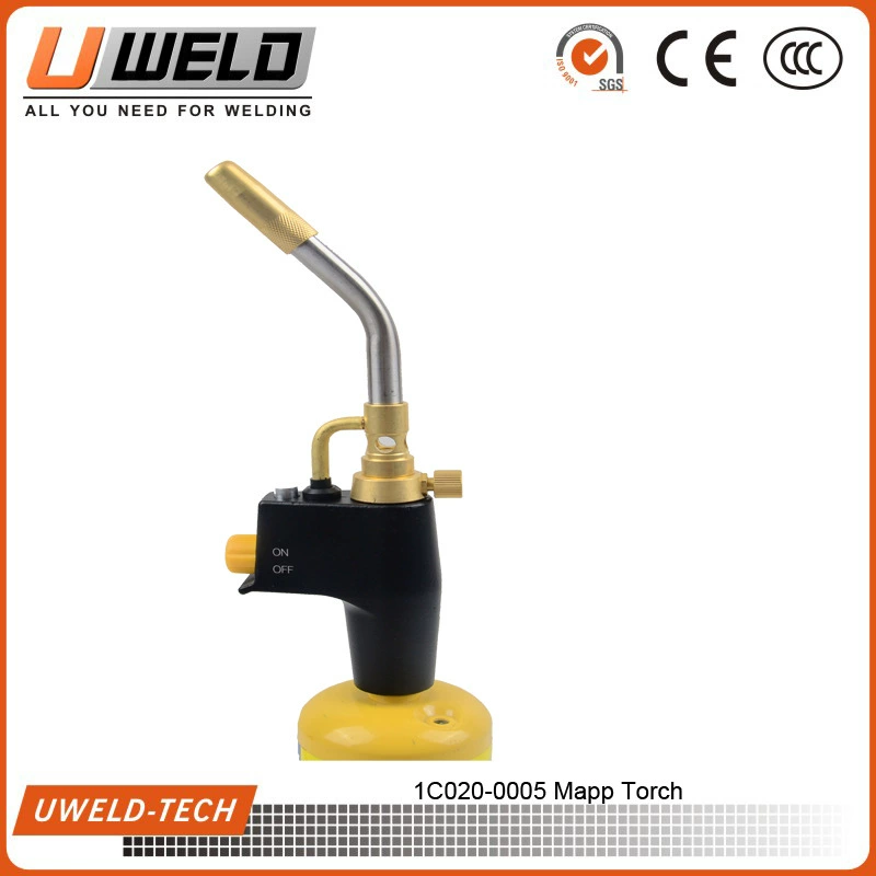 Сварочный пистолет UWELD, пистолет MAPP TS7000, трансграничный бескислородный холодильный ремонт, пламенный пистолет, портативная газовая сварочная горелка Manpu