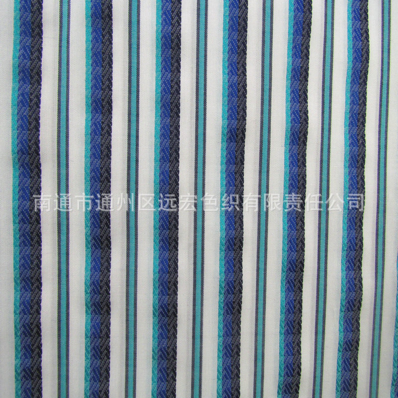 批发南通色织布竹节全棉色织格子布现货 格子色织布