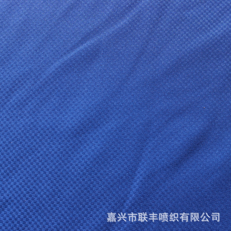 盛泽厂家 300T春亚纺阴阳格提花50D 运动服校服户外涤纶梭织面料
