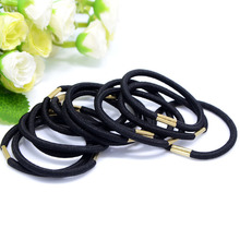 0405粗打底皮筋发饰品 打扣皮筋 百撘头花 发圈 义乌新品头绳批发