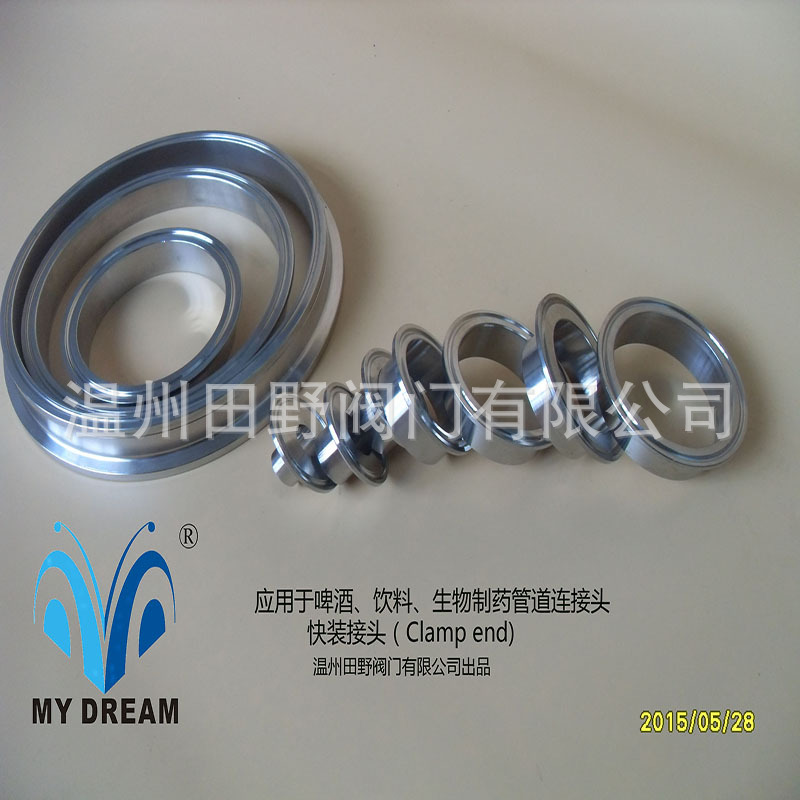14WMP����ƽ��ͷ��Ȧ��װ heavy clamp ferrule pipe fittings