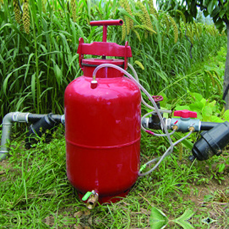 供应适用水肥一体化的钢制施肥罐，规格有50L-100L-150L