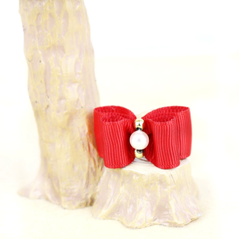 Декоративный головной убор для собак, повязка на голову с бантом, двухслойная повязка с бантом, прямая продажа с фабрики