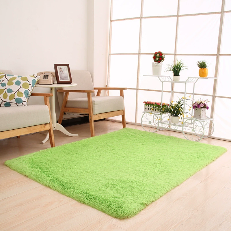 Carpet rug, silk-pile living room carpet, 4 cm total thickness, lightweight, multiple sizes